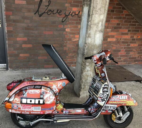 Scharnier-Upgrade Vespa Largeframe vorne – Bild 5